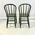 Late 19th C. Antique Americana Farmhouse Boho Chic Chippy Paint Windsor Pine Dining Chairs - Set of 6. For Sale - Image 16 of 16