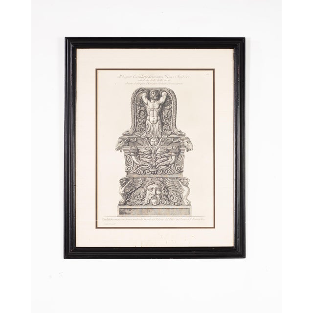 Pair of Neoclassical Framed Prints After Giovanni Battista Piranesi For Sale - Image 9 of 18