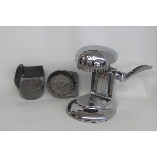 Rival Tilt Top Juice O Mat Hand Press Juicer Deco Chrome Industrial Style 4502b For Sale - Image 15 of 18