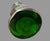 Antique Art Nouveau Sterling Silver Overlay Green Art Glass 8" Vase For Sale - Image 10 of 12