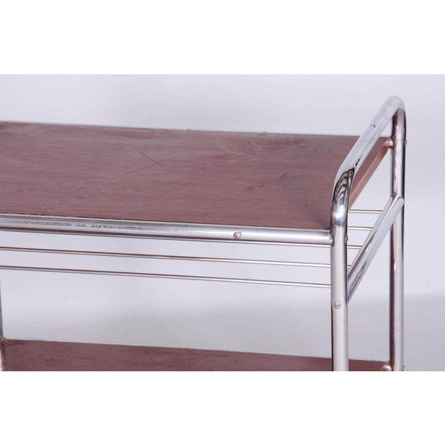 Bauhaus Bauhaus Side Table in Chrome-Plated Steel, 1930s For Sale - Image 3 of 10