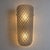 Elegant Mid-Century “Graniglia” Rhombus Murano Glass Wall Sconces, Set of 2 For Sale - Image 4 of 7