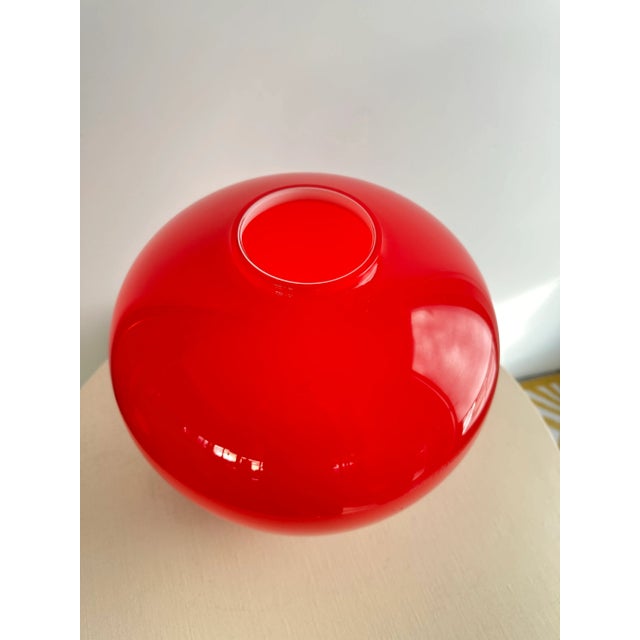 Salviati Late 20th Century Large Salviati Murano Glass Vase For Sale - Image 4 of 5