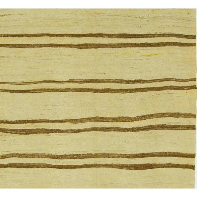 Vintage Turkish Kilim Area Rug 5'1 X 10'2 For Sale - Image 4 of 5