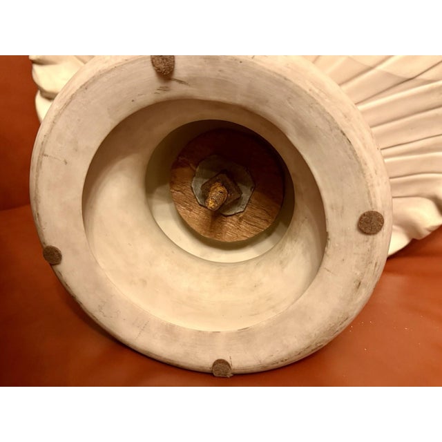 White RARE EX. LARGE Antique COPELAND PARIAN 22” CLYTIE 19th C. Bisque Portrait Bust For Sale - Image 8 of 8