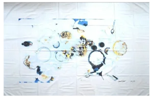 Daniel Spoerri, Abstract Composition, 1998, Screenprint on Cotton