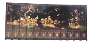 1900's Chinese 12 Panel Coromandel Screen