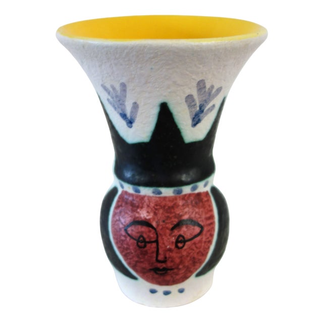 Ceramic Vase by Jacques Sagan for Vallauris, 1950s For Sale