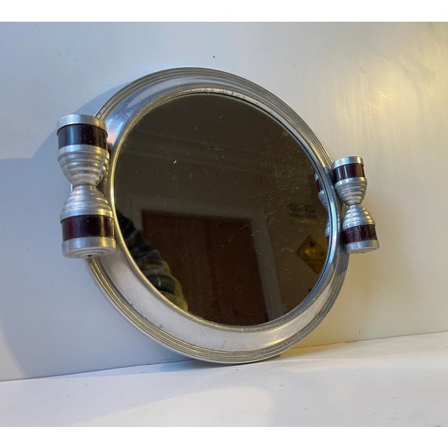 1930s Streamline Bauhaus Plateau Mirror Tray, 1930s For Sale - Image 5 of 9