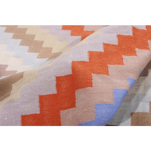 Vintage Indian Dhurrie Rug, 06'00 X 09'00 For Sale In Dallas - Image 6 of 10