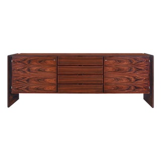 Danish Modern Brazilian Rosewood Credenza by Dyrlund For Sale