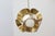 Pendant lamp manufactured by Arredoluce, circa 1963. Technique: Satin glass, brass, painted brass, I have official proof...