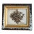 19th Century American Victorian Folk Art Mourning Hair Embroidery Floral Bouquet For Sale