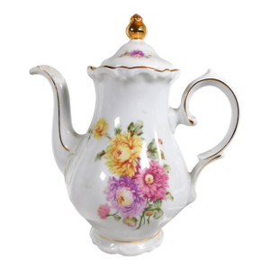 1950s Winterling Floral Coffee Pot
