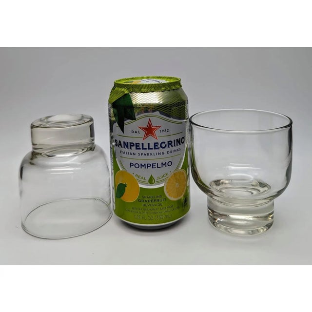 Transparent 1960s Federal Glass "Stockholm" Tumblers by Eva Zeisel, Set of 8 For Sale - Image 8 of 11
