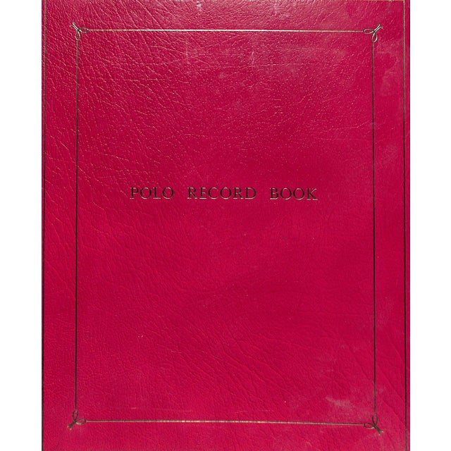 Mid 20th Century Asprey Polo Record Book For Sale - Image 5 of 6