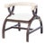 Portuguese Mahogany Stool, 20th Century For Sale