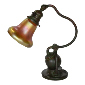 Tiffany Studios Bronze and Favrile Table Lamp