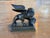 19th Century English Patinated White Metal Herald Lion With Wings For Sale - Image 6 of 6