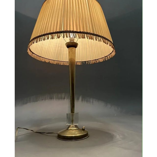 Mid-Century Modern Lamp attributed to Perzel, France, 1950s For Sale - Image 3 of 11