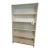 Design Within Reach White Sapporo Shelving Unit With Brushed Aluminum Base (5-High) For Sale