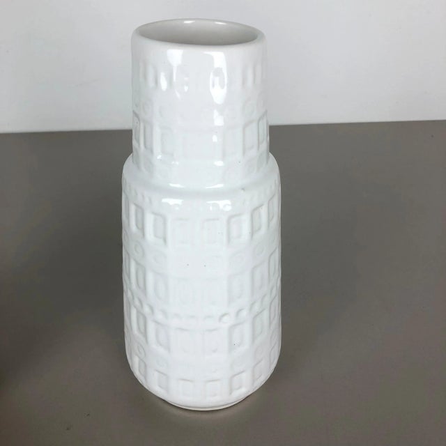 Vintage Pottery Fat Lava Glazed Vases from Scheurich, Germany, 1970s, Set of 2 For Sale - Image 16 of 18