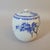 Blue Antique Japanese Blue & White Porcelain Mizusashi Water Jar For Sale - Image 8 of 11