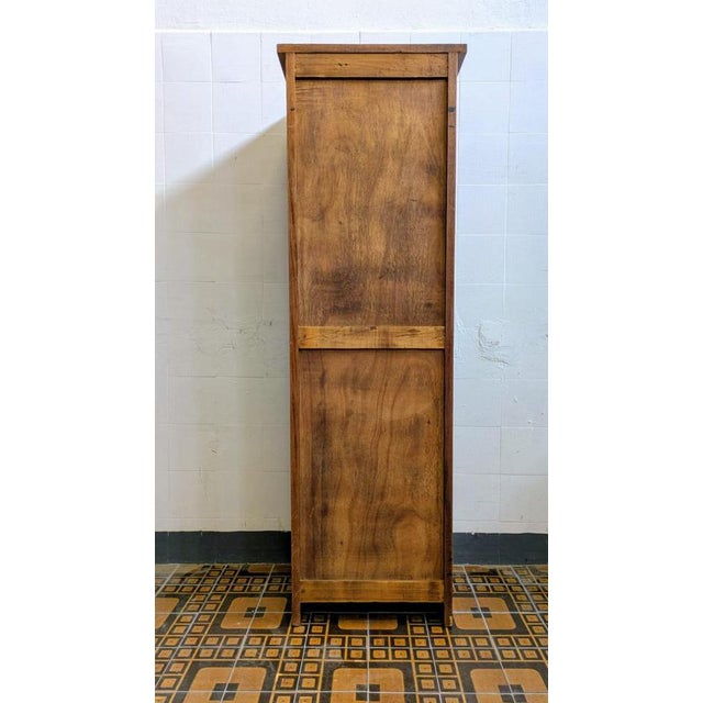 Vintage French Single Roller Door Filing Cabinet from Graam, 1940s For Sale - Image 9 of 10