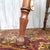 Brown 1920's Oak & Gilded Iron Parlor Table For Sale - Image 8 of 9