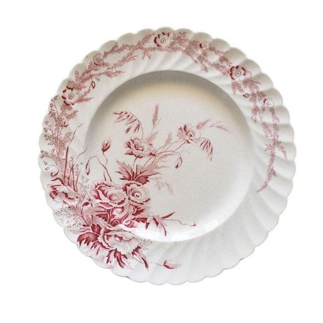 Early 20th Century Clarice Cliff for Royal Staffordshire Porcelain Dinner Plate in Harvest Pattern For Sale - Image 5 of 5