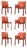 CAB Chairs from Cassina, 1990s, Set of 6 For Sale