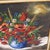 1970s Vintage Italian Style Floral Still Life Oil Painting ~ Signed For Sale - Image 10 of 11