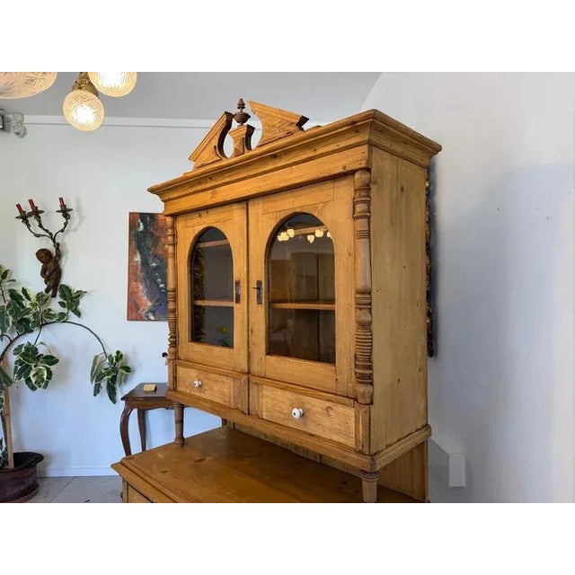 Wilhelminian Style Wood Cupboard For Sale - Image 6 of 11