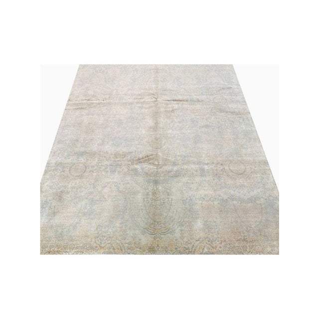 Transitional 1990s Handwoven Transitional Area Rug 8x10 For Sale - Image 3 of 10