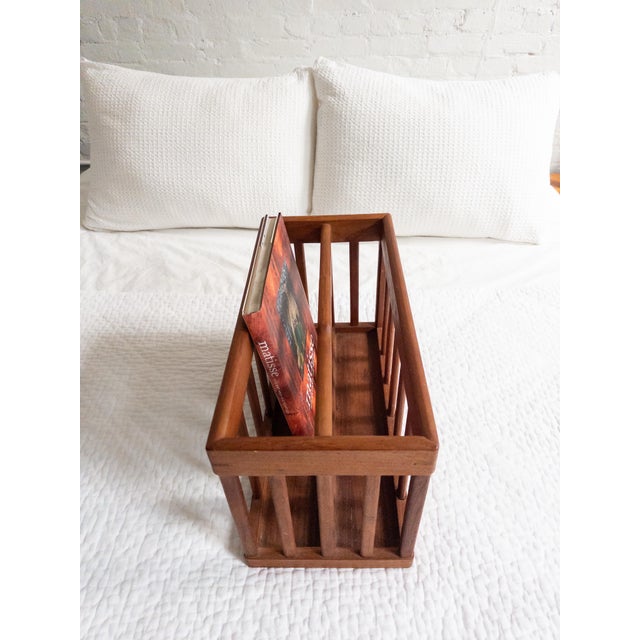 1970s 1970s Danish Teak Magazine Rack From Goodwood For Sale - Image 5 of 7