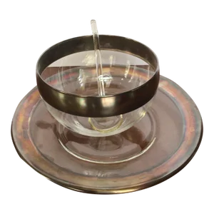 Vintage Dorothy Thorpe Mayonnaise Bowl, Dish and Ladle - Set of 3