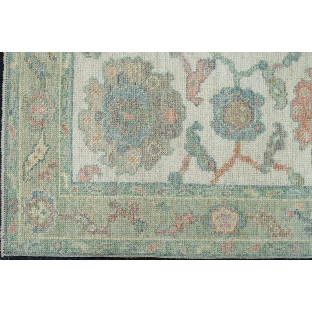 Early 21st Century Turkish Oushak Runner Rug 2'6" x 10' #17454 For Sale - Image 5 of 8