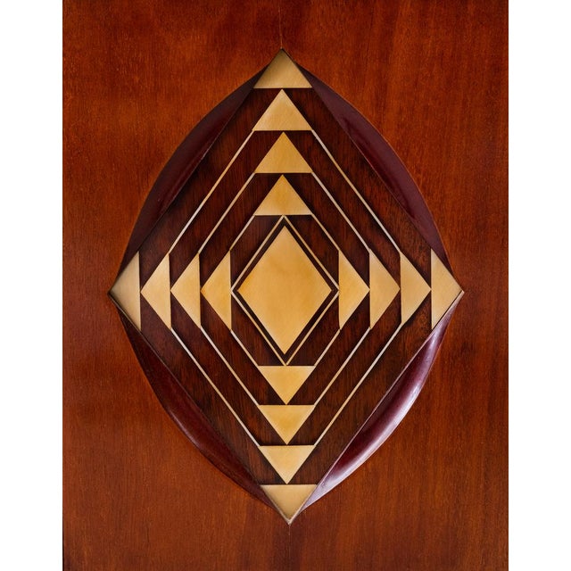 Art Nouveau Stand Mirror with a Bench from Julius & Josef Herrmann, Vienna, 1905 For Sale - Image 11 of 18