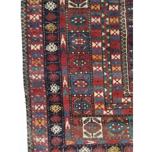 Ruby Red 1950s Vintage Signed Bakhtiar Rug - 6′4″ × 15′3″ For Sale - Image 8 of 10