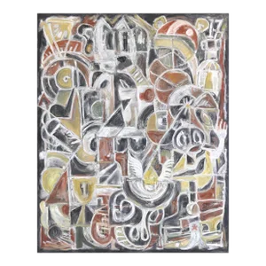 Cosmic Trigger - Large Contemporary Organic Shape Painting Original Artwork by Harrison Gilman