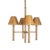 Traditional Malibu Rattan Four-Arm Pendant For Sale - Image 3 of 6