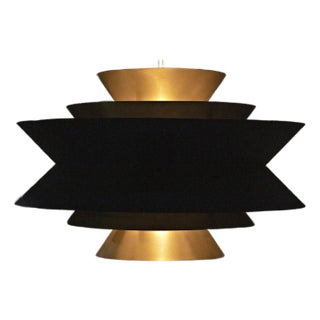 NOIR Arion Pendant, Iron with Brass Finish For Sale