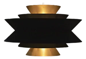 NOIR Arion Pendant, Iron with Brass Finish