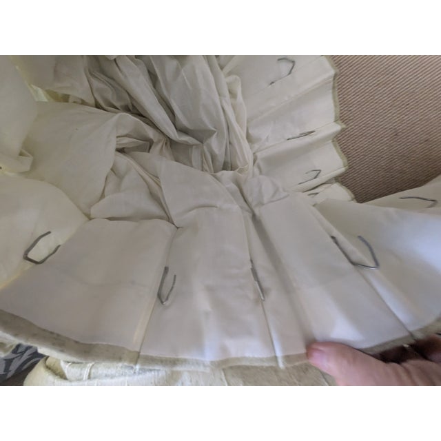 Vintage Sage Silk Drapes 3 Panels 76 X 84 Each For Sale - Image 11 of 12