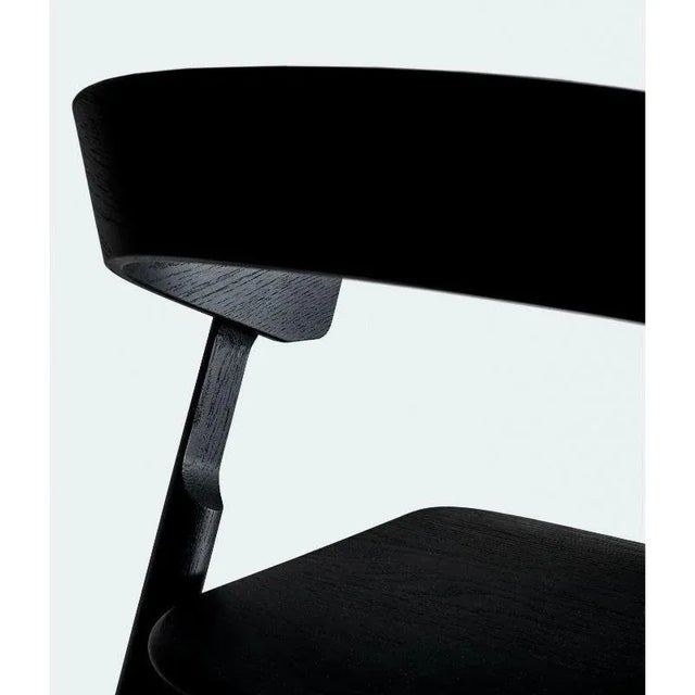 Not Yet Made - Made To Order Set of Nude Dining Chairs in Black by Made by Choice For Sale - Image 5 of 8