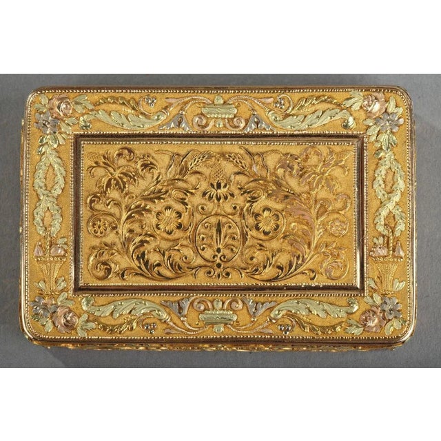 Early 19th Century Gold Box For Sale - Image 5 of 13