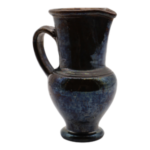 1940s Rustic Pitcher, Glazed Earthenware, Portuguese