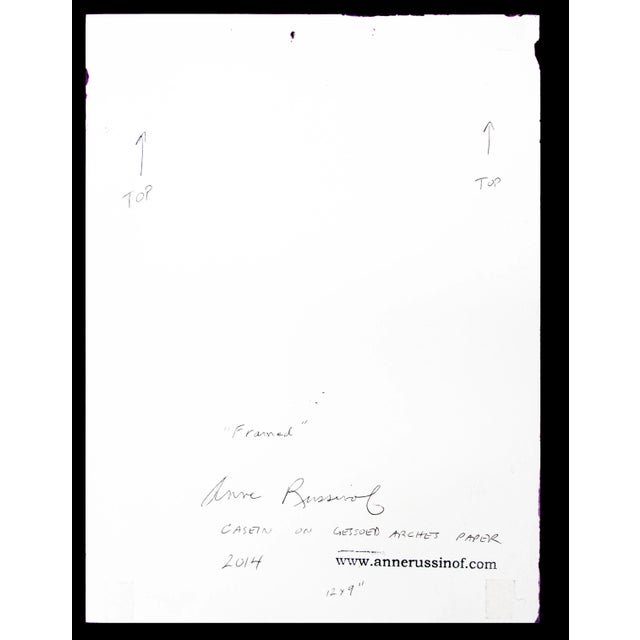 Anne Russinof Anne Russinof "Framed", Painting For Sale - Image 4 of 4