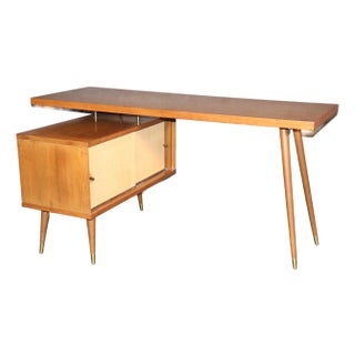 Mid 20th Century Mid-Century L-Shape Desk For Sale
