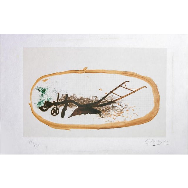 Modern Georges Braque, The Plough Edition of 150, 1960s, Lithograph For Sale - Image 3 of 3
